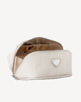 SERVAZ | Necessaire pearl weiss/silber - innen
