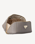 SERVAZ | Necessaire taupe grau/gold - innen