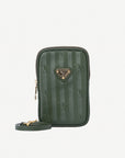 WILDHORN | Handyportemonnaie olive grün/gold - front