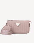 ZELL | Umhängetasche soft rosé/silber - FRONTAL