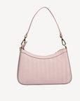 CASTIEL | Schultertasche soft rosé/gold - von hinten