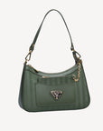 CASTIEL | Sac bandoulière vert olive/or