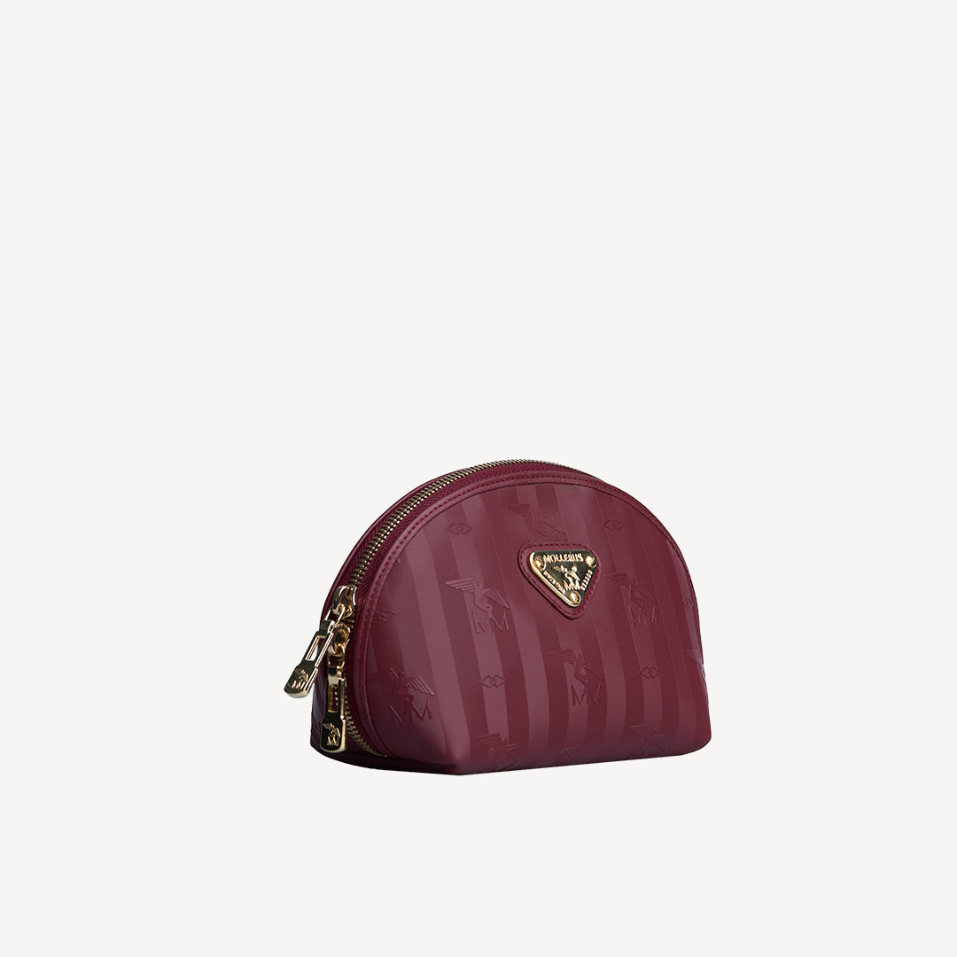 GAEBRIS | Necessaire antique rot/gold - seitlich