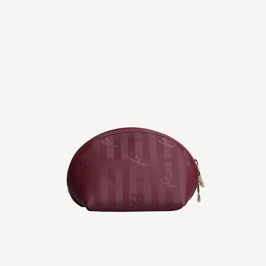 GAEBRIS | Necessaire antique rot/gold - frontal - von hinten