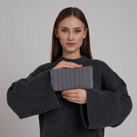 PIZ ELA | Mollerus Pochette elephant grau/silber