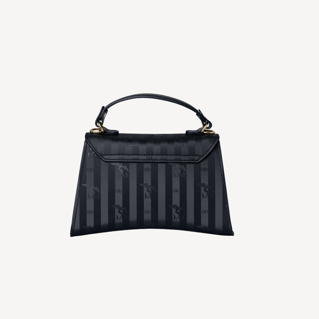 ROMONT | Umhängetasche classic schwarz/gold - hinten