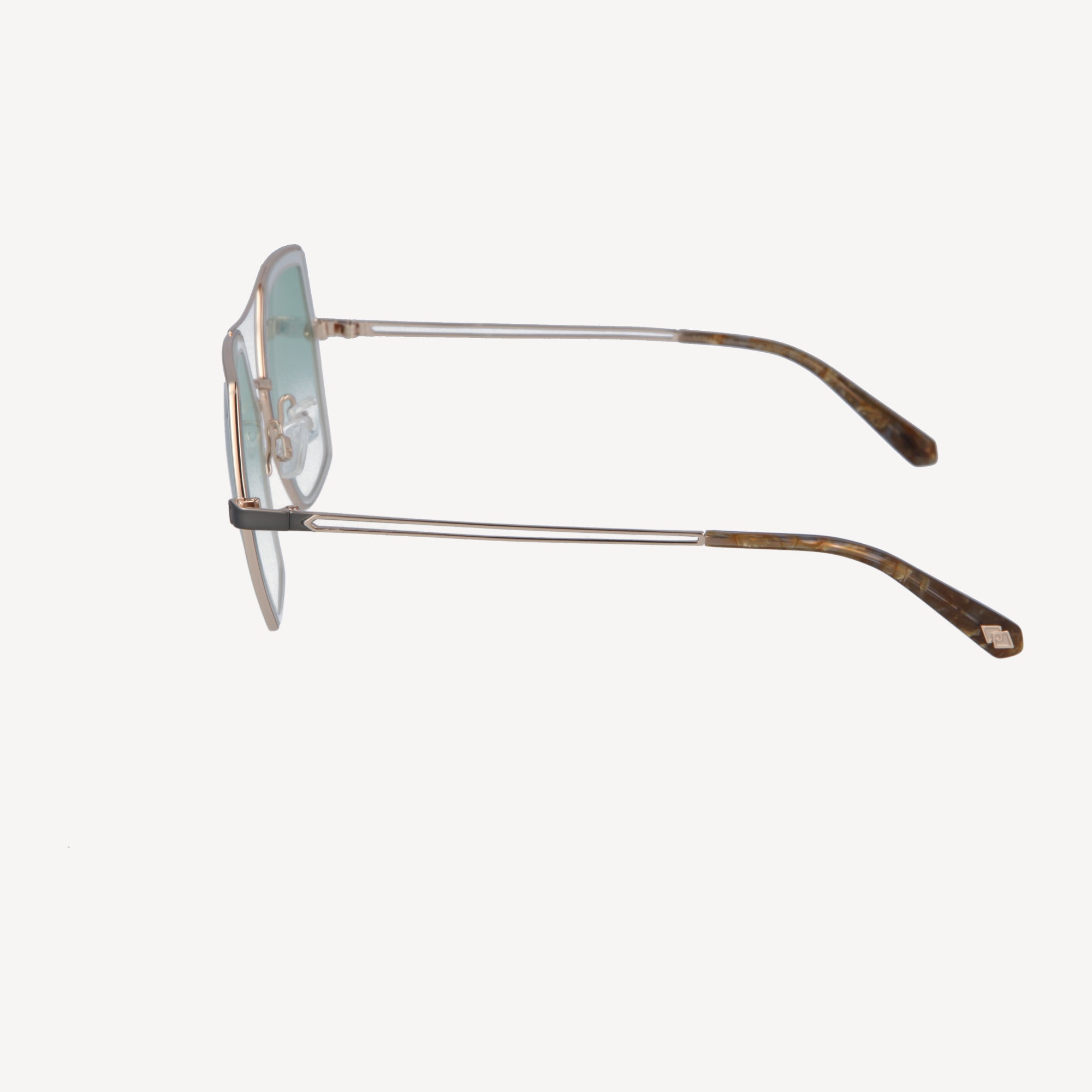BALFRIN | Sonnenbrille blau/gold - von der Seite