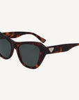 SALVATORE | Sonnenbrille braun/silber - SEITLICH