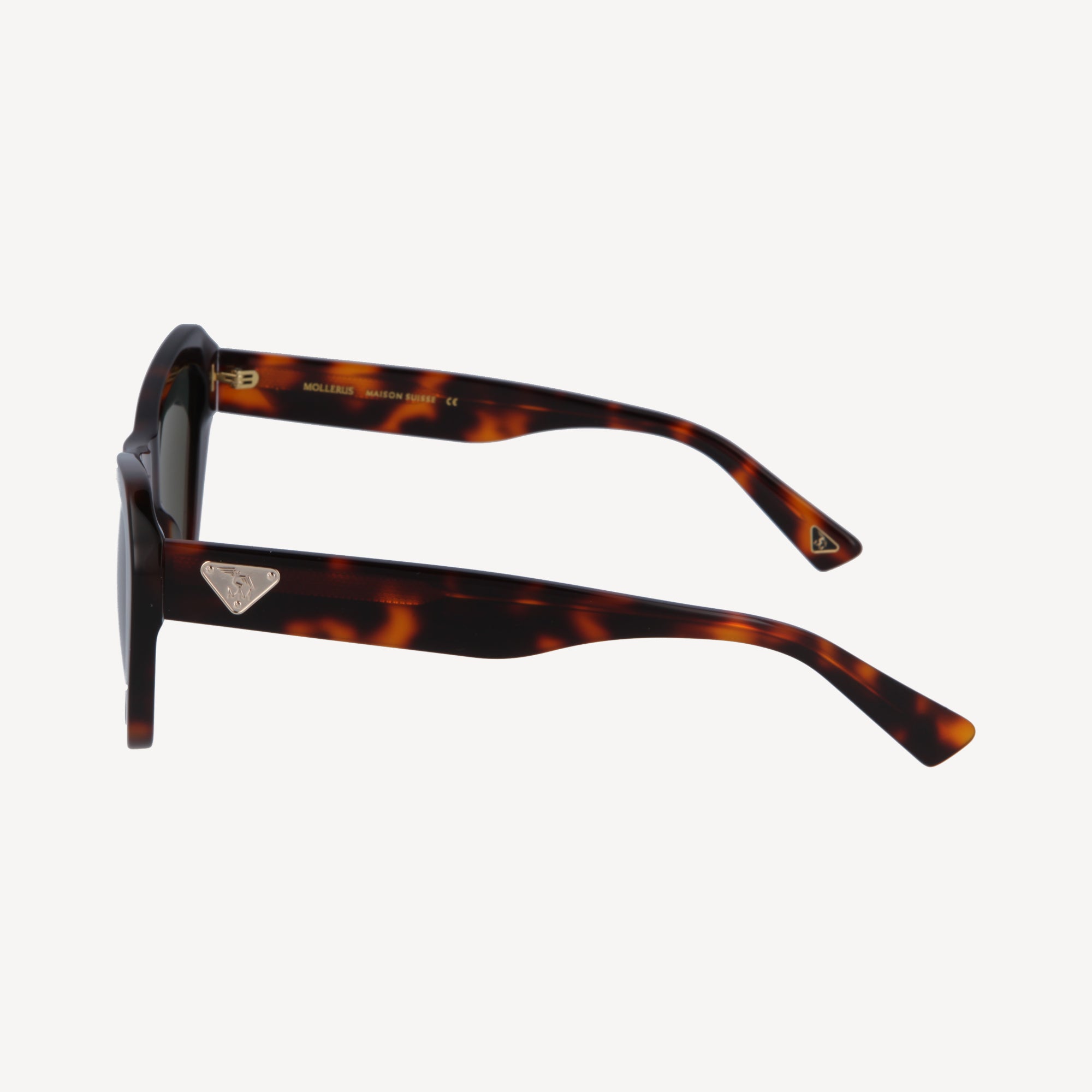 SALVATORE | Sonnenbrille braun/silber - VON DER SEITE