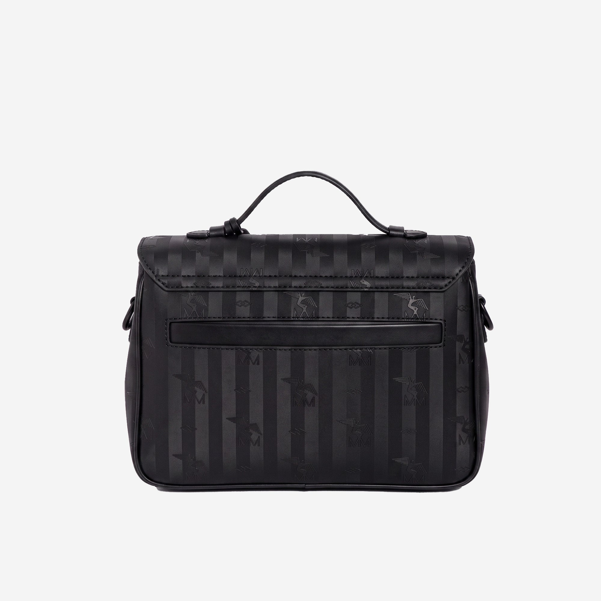 MARLY | Umhängetasche classic schwarz/schwarz - von hinten