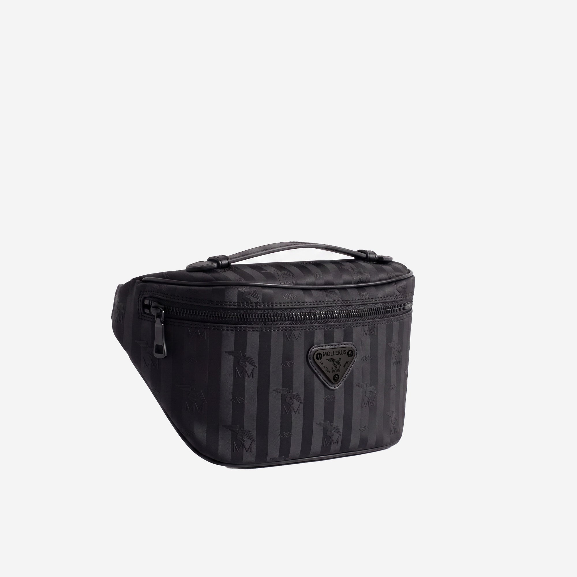 BRIENZ | Gürteltasche classic schwarz/schwarz - leicht seitlich