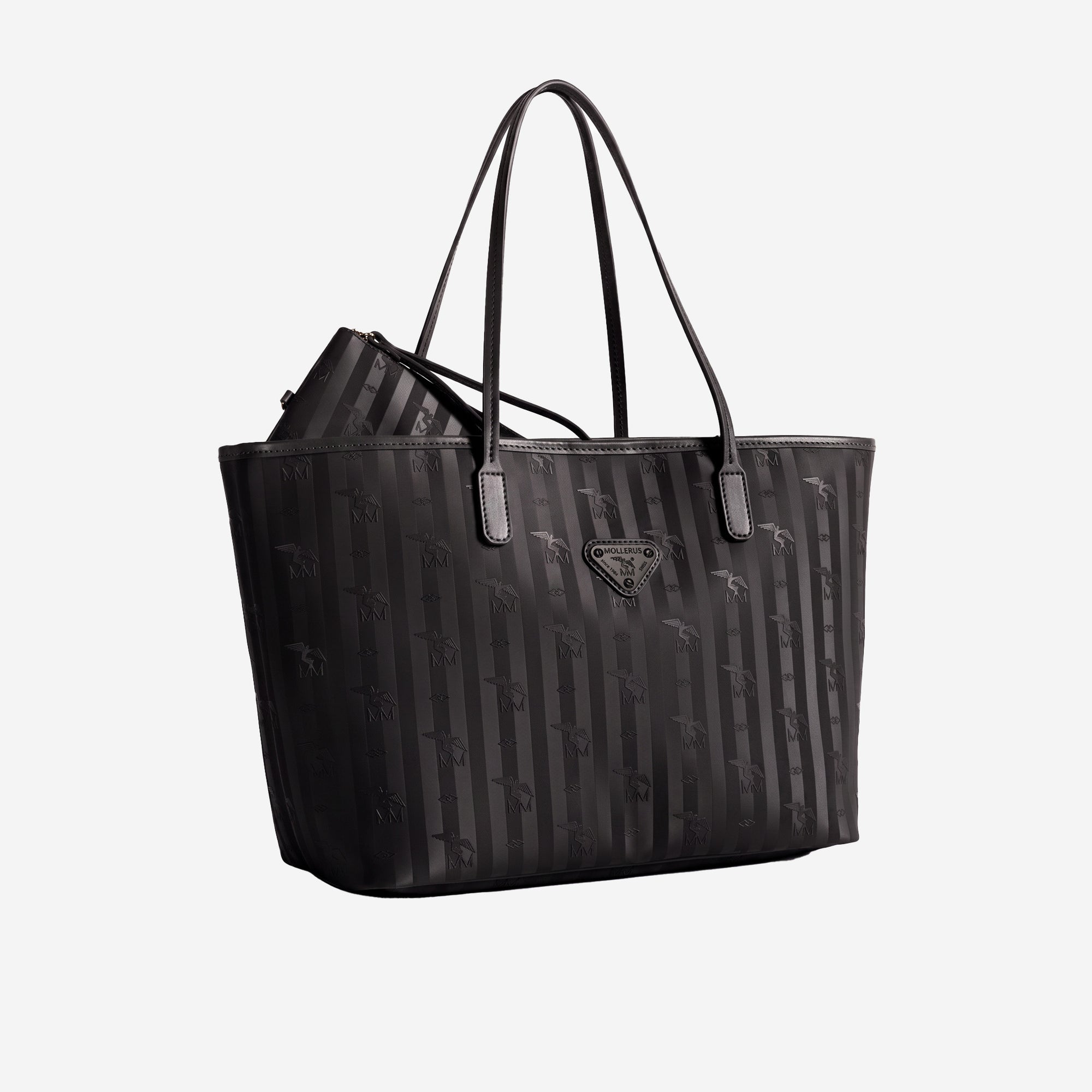 BERN | Shopper classic schwarz/schwarz - leicht seitlich