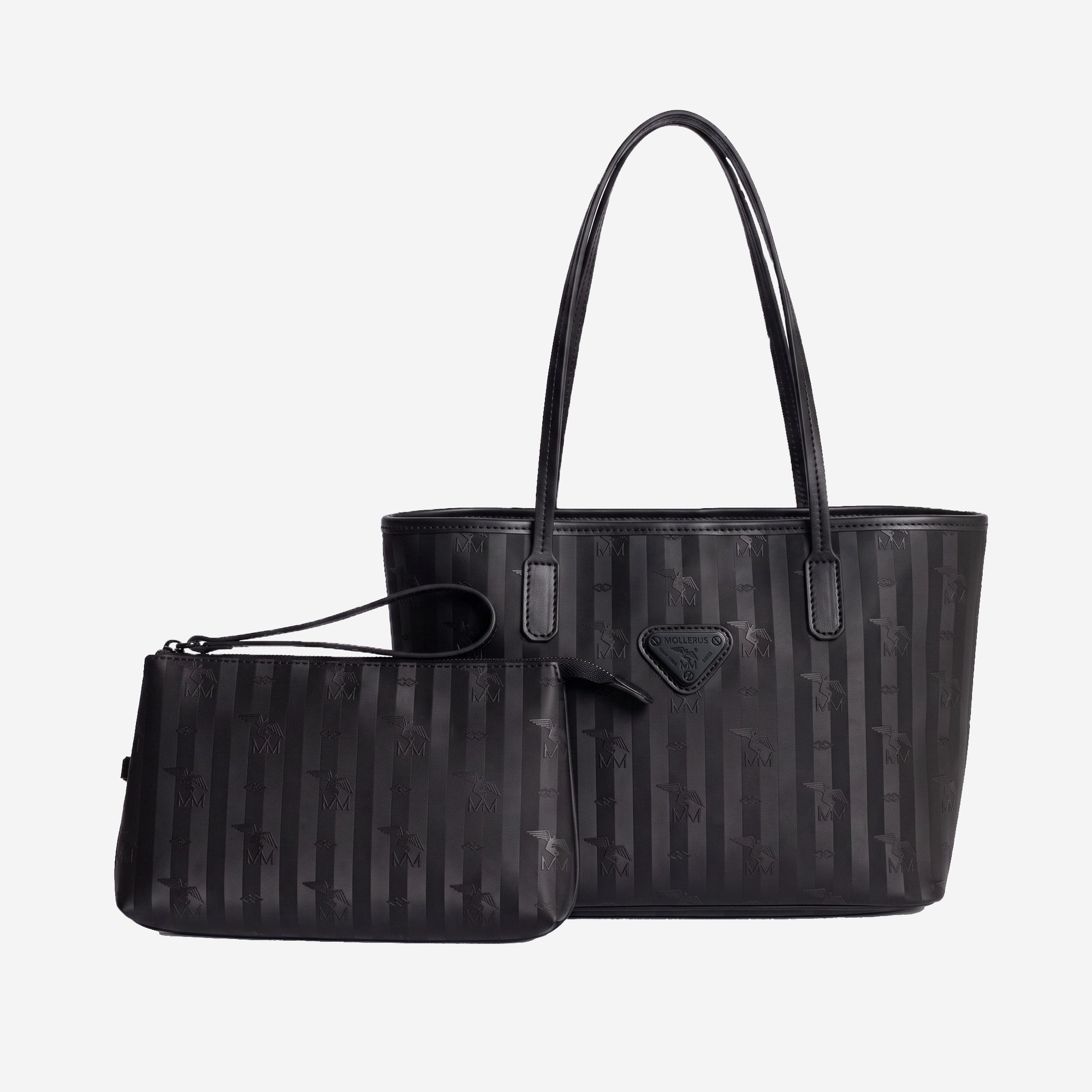GENF | Shopper classic schwarz/schwarz - frontal