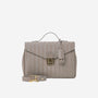MARLY | Sac à bandoulière taupe gris/or