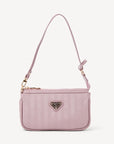 MISSY | Schultertasche soft rosé/gold - frontal
