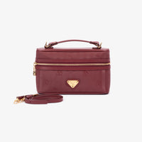 MOUTIER | Umhängetasche antik rot/gold