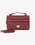 MOUTIER | Sac bandoulière rouge antique/or B2B
