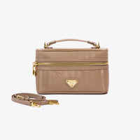 MOUTIER | Umhängetasche cappuccino beige/gold