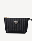GONZEN | Necessaire classic schwarz/gold - frontal