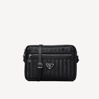 LONDON | Sac à bandoulière noir/argenté