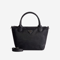 WENGEN | Shopper Nylon classic schwarz/silber
