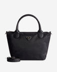 WENGEN | Shopper Nylon classic schwarz/silber - frontal