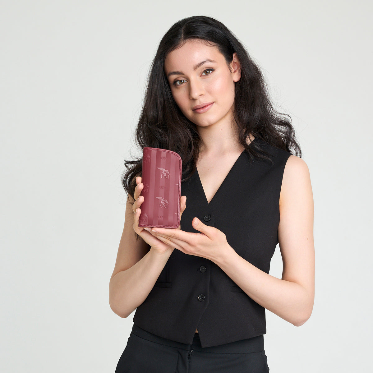 RUCHEN | Brillenetui antik rot/gold