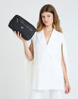 GURTEN | Necessaire classic schwarz/silber - FULL BODY