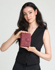 SAENTIS | Wallet antique red/gold