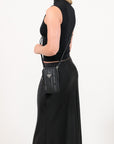 WILDHORN | Handyportemonnaie classic schwarz/silber onbody