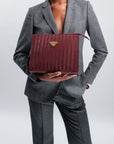 REGENT | Toiletry bag antique red/gold
