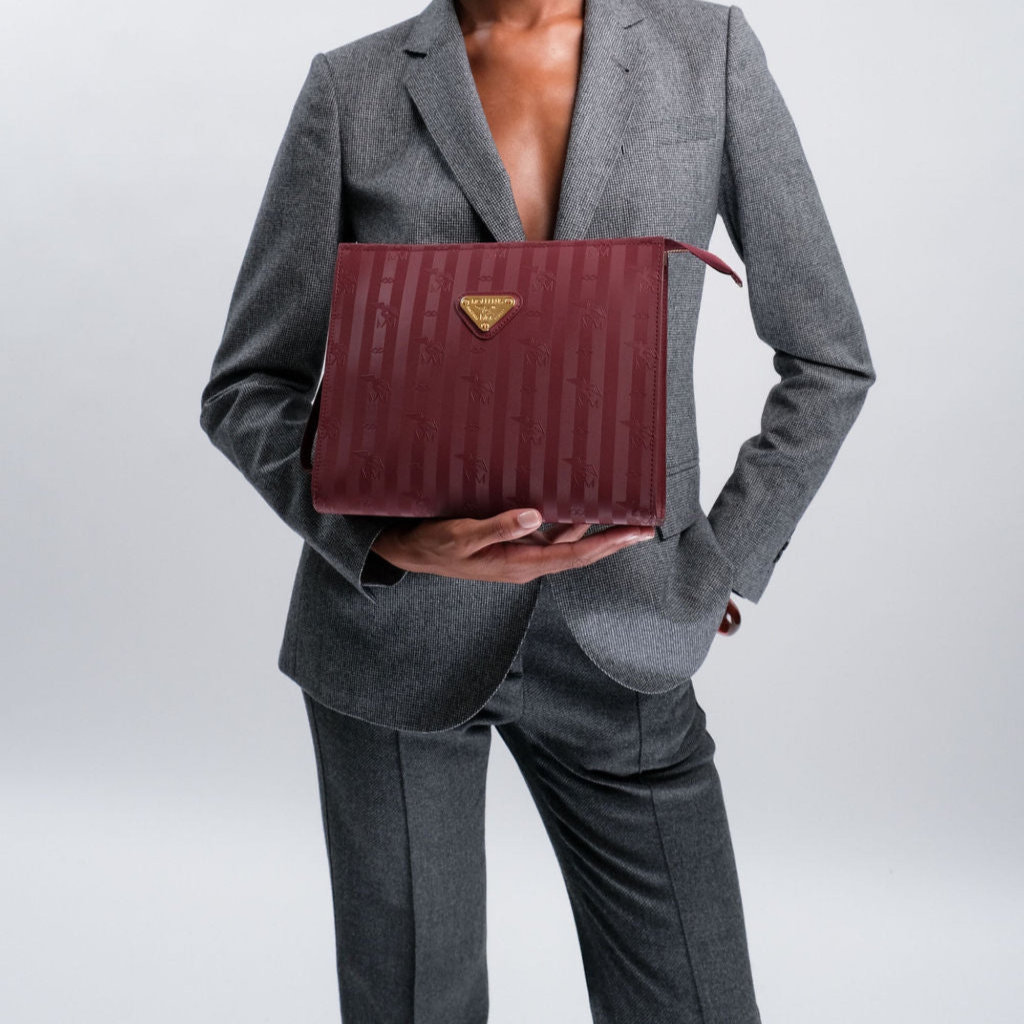REUTE | Necessaire antik rot/gold