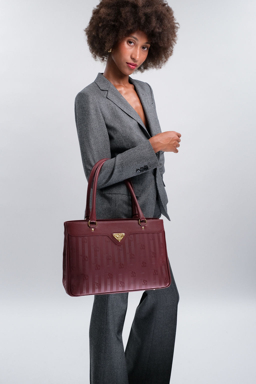 SULZ | Handtasche antique rot/gold - ON BODY