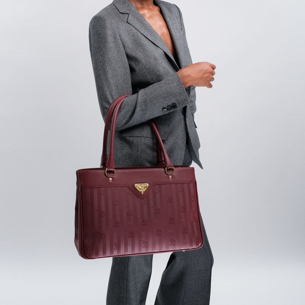 SULZ | Handtasche antique rot/gold - ON BODY