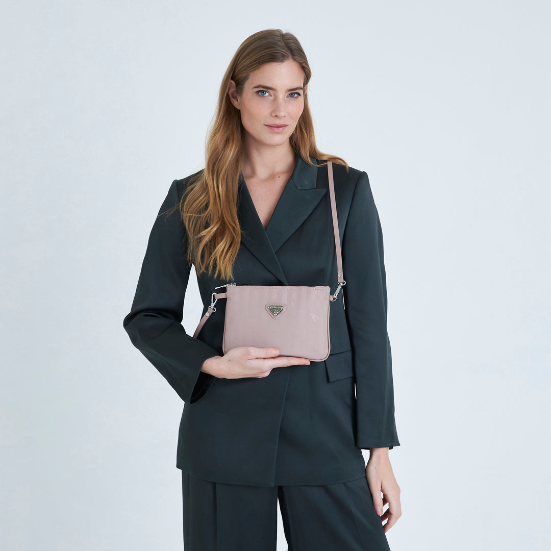TAMINS | Umhängetasche soft rosé/silber - ON BODY