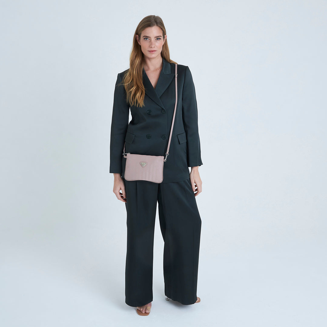 TAMINS | Umhängetasche soft rosé/silber - FULL BODY