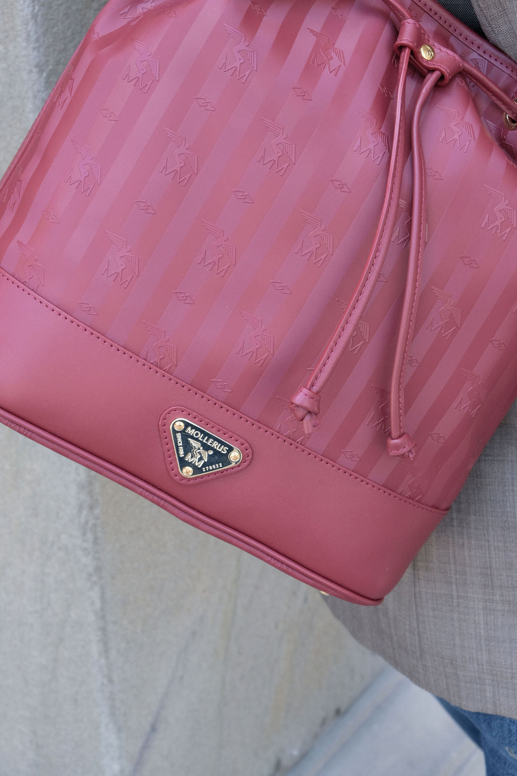 NIESEN | Pouch bag antique red/gold