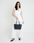 GENF | Shopper classic schwarz/silber - FULL BODY