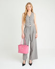 GENF | Shopper bubble pink/silber - full body
