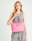 GENF | Shopper bubble pink/silber - on body