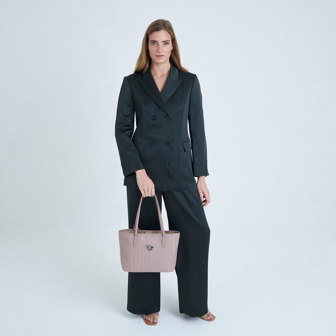 GENF | Shopper soft rosé/silber - FULL BODY