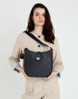 WAELDI | Sac à bandoulière noir/or
