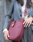 WAELDI | Shoulder bag antique red/gold