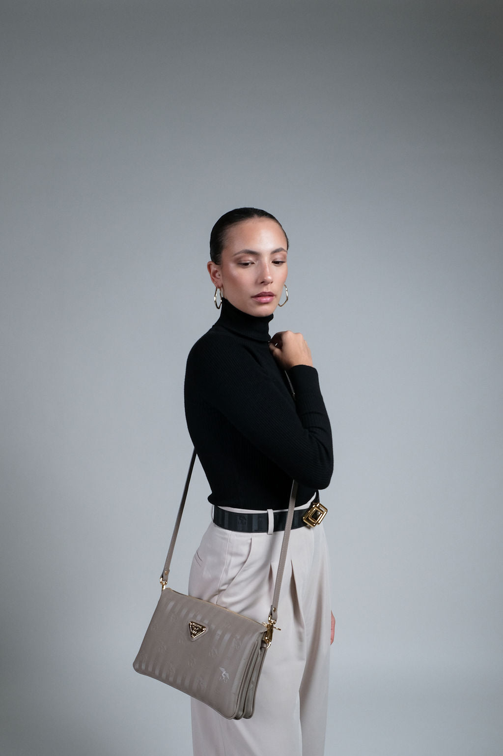 GLAND | Crossover taupe/gold
