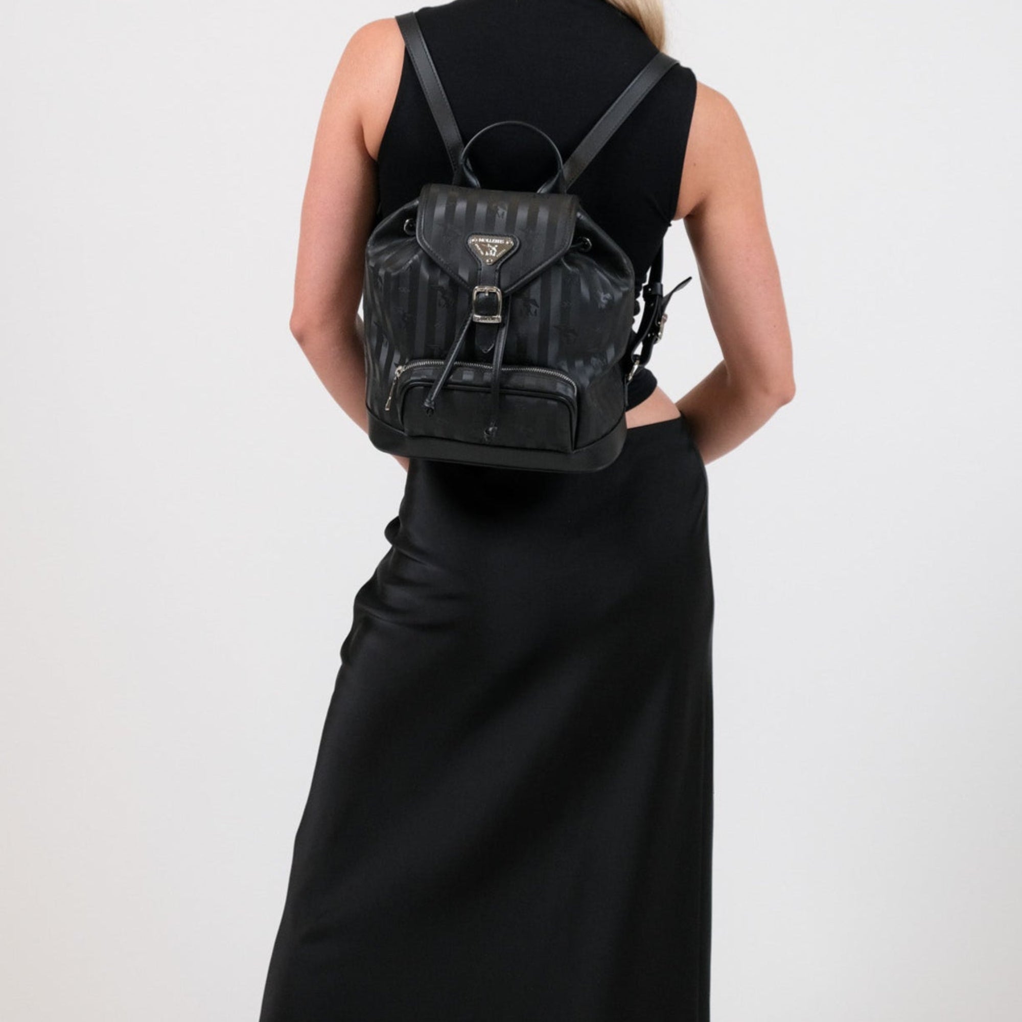 BRUGG | Rucksack classic schwarz/silber - onbody