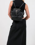 BRUGG | Rucksack classic schwarz/silber - onbody