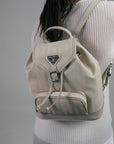 BRUGG | Sac à dos perle/argent