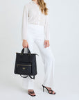MANNO | Rucksack classic schwarz/gold