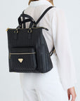 MANNO | Rucksack classic schwarz/gold