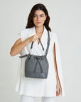 SION | Beuteltasche elephant/silber - ON BODY